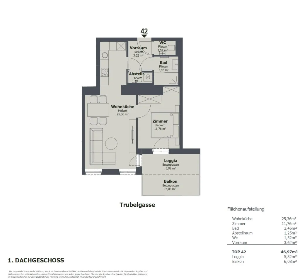 HEINRICH - ALT TRIFFT NEU - KLEISTGASSE 29 - 1030 WIEN - Dachgeschoßwohnungen - Ansicht 3
