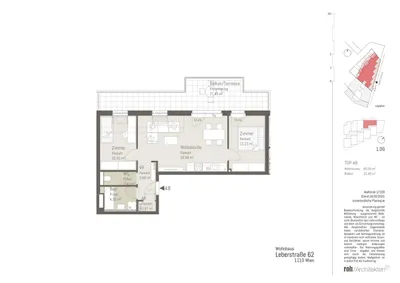 3-Zimmer-Wohnung mieten in Wien – 60,47 m², € 1.475 – Bild 15 von 16