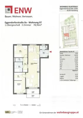 3-Zimmer-Wohnung mieten in Hartberg-Fürstenfeld – 83,95 m², € 1.143 – Bild 2 von 2