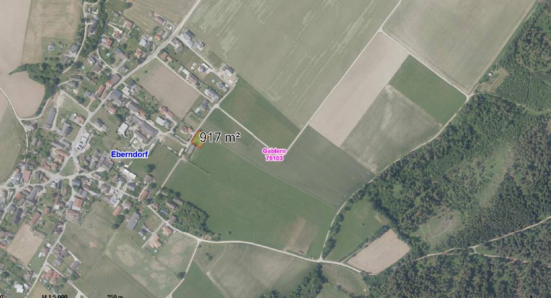 Traumlage: Sonniges Baugrundstück in Ruhe- und Grünlage in Gablern - Nähe Klopeinersee - Ansicht 3