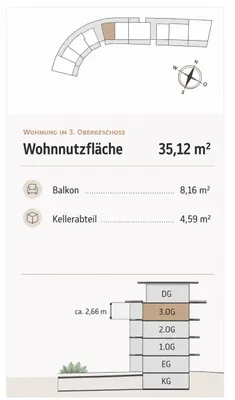 2-Zimmer-Wohnung mieten in Graz – 36 m², € 695 – Bild 9 von 10