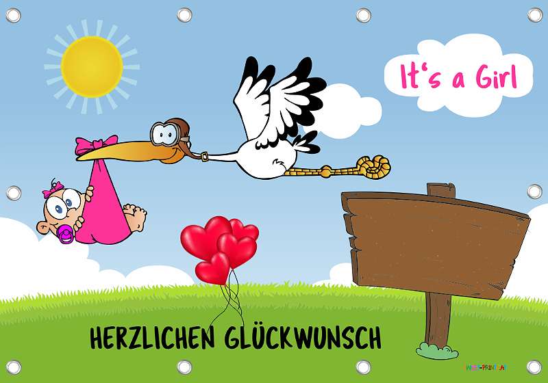 klapperstorch baby clipart girl