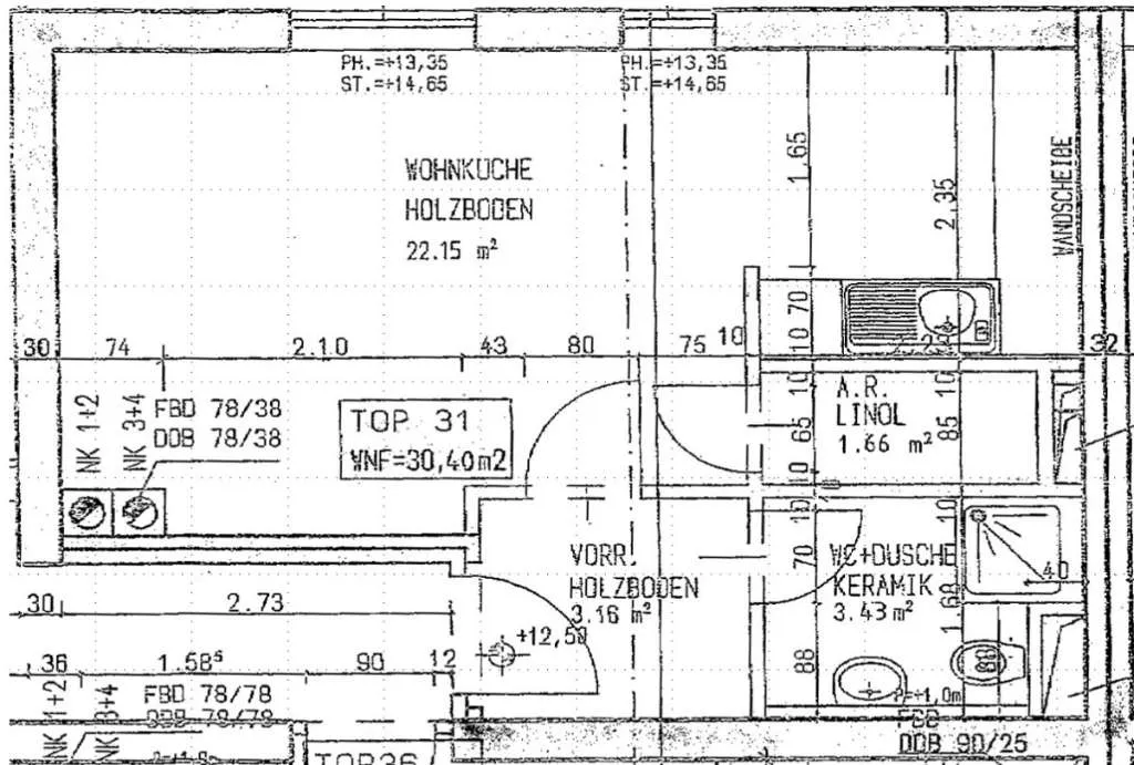 30 m² Wohnung im Zentrum ab 1 September 2026 zu vermieten - Ansicht 2