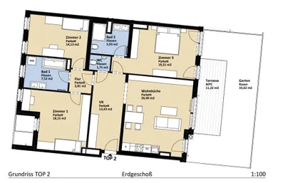 4-Zimmer-Wohnung kaufen in Korneuburg – 109,83 m², € 599.000 – Bild 2 von 11