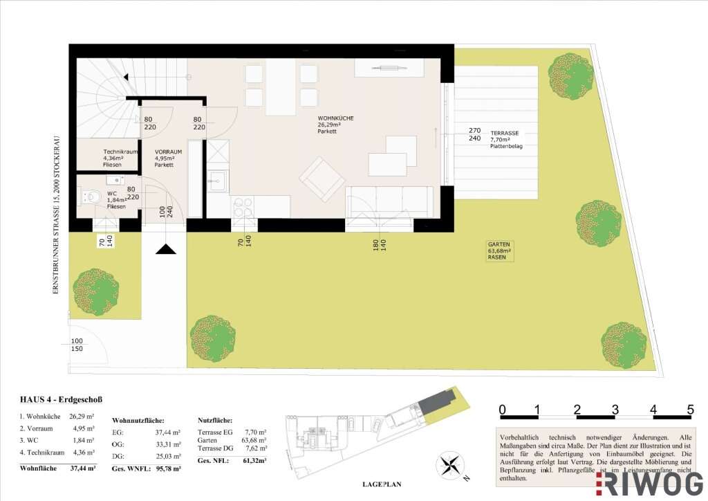 Neubau-Niedrigenergie-Doppelhaus Mit 4 Zimmern, Eigengarten, Klima ...