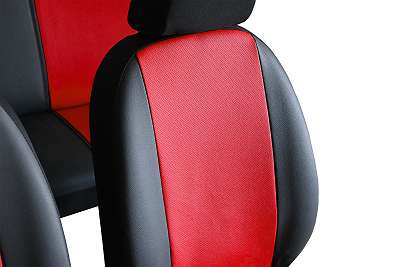 Upgrade4cars Auto-Sitzbezüge Vordersitze Rosa Schwarz | Auto-Sitzbezug Set  Pink Universal | Auto-Schonbezüge für Fahrersitz & Beifahrer