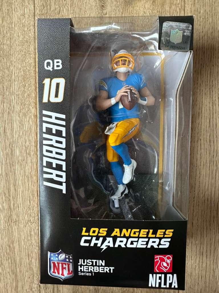 Imports Dragon NFL Justin Herbert (Los Angeles Chargers) 6 Figure Series 1