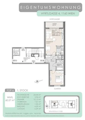 2-Zimmer-Wohnung kaufen in Wien – 60,27 m², € 339.000 – Bild 10 von 10