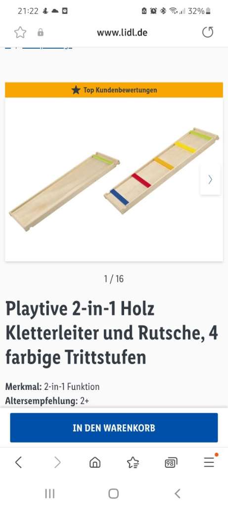 Original verpackte Holzrutsche, € 40,- (2344 Maria Enzersdorf) - willhaben