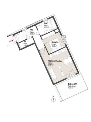 2-Zimmer-Wohnung kaufen in Zell am See – 54,26 m², € 321.137 – Bild 2 von 5