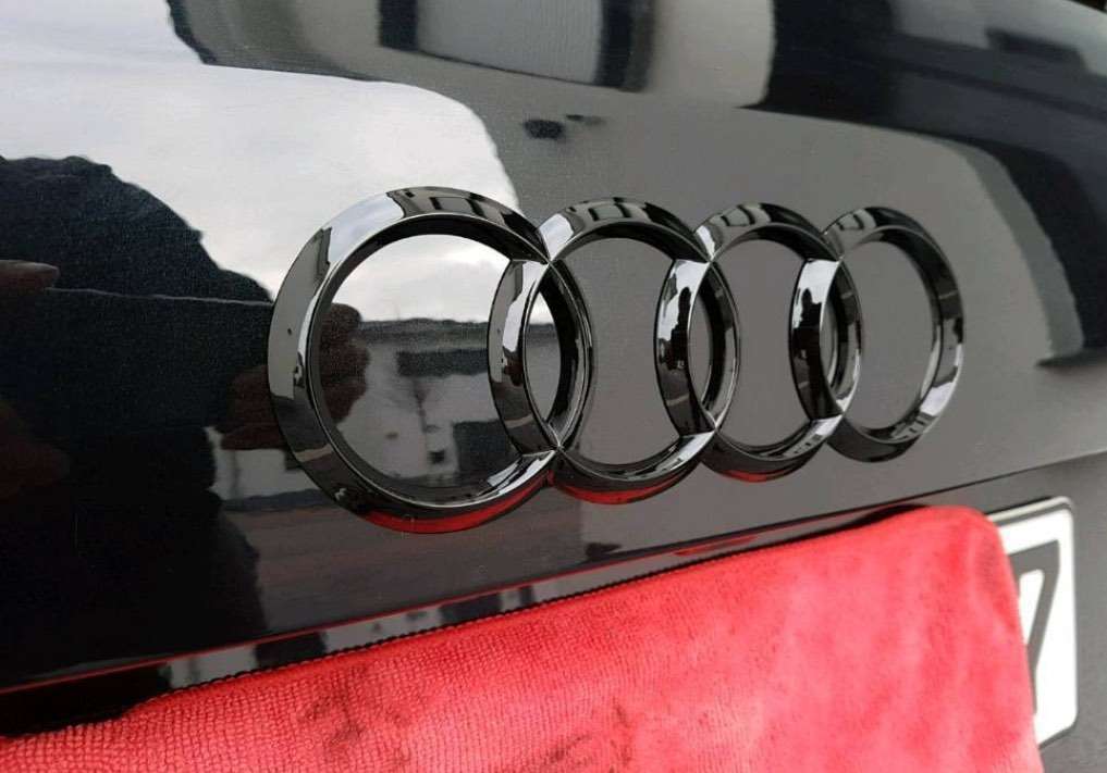Audi Emblem Original schwarz Black Edition Blackline A3 A4 A5 A6