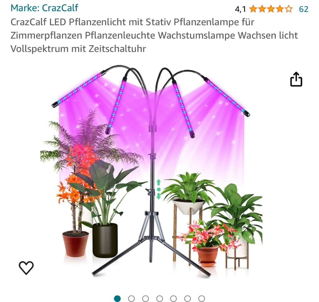 Zeitschaltuhr für Pflanzenlampen