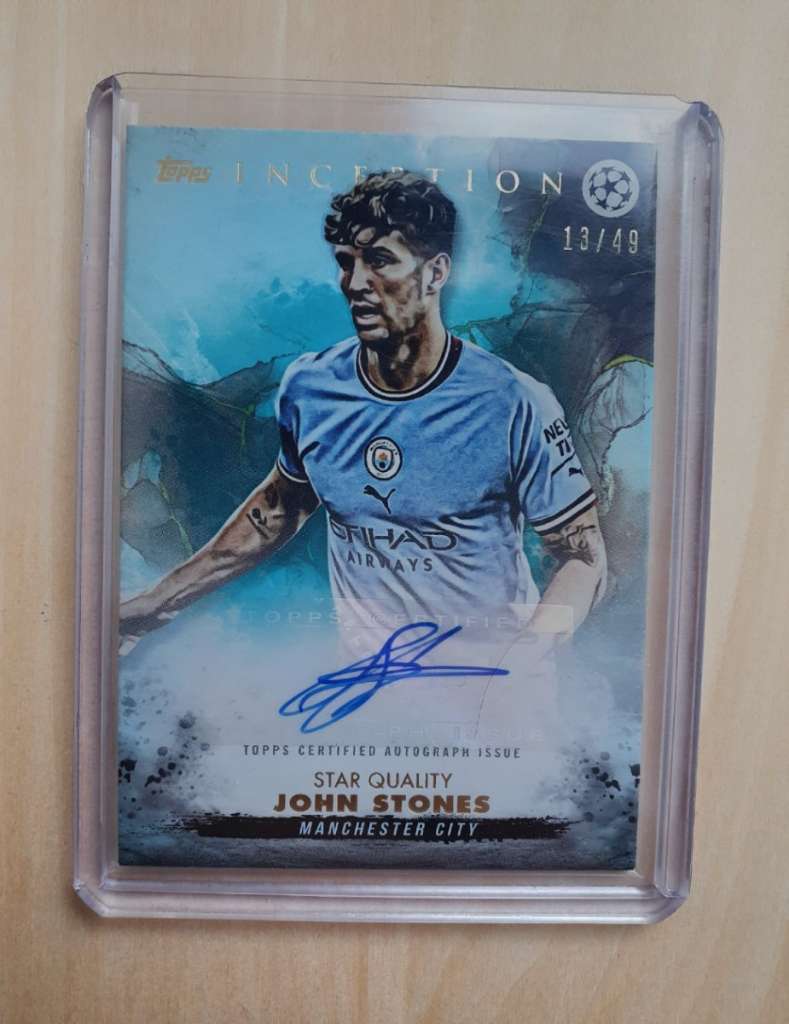 Topps Inception John Stones Auto /49 Manchester City, € 45