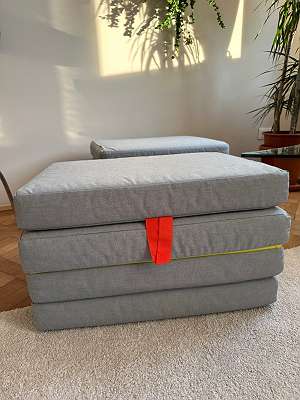 Ikea Släkt Sitzkissen/ Matratze faltbar
