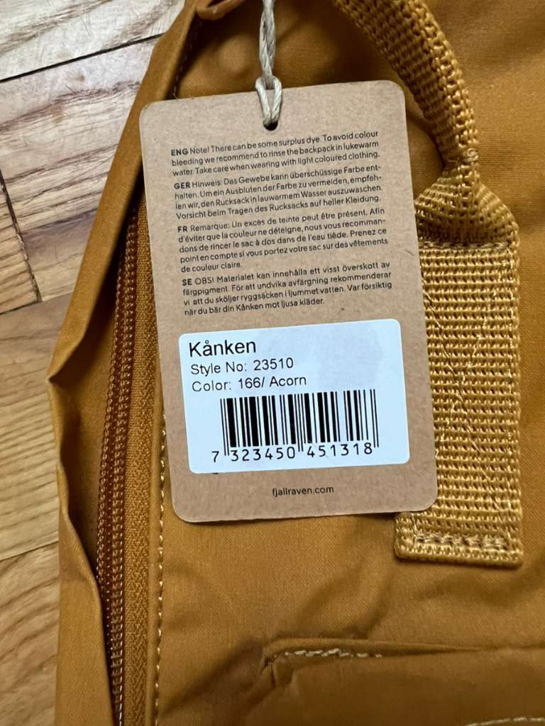 Fjallraven hotsell kanken contrefaçon