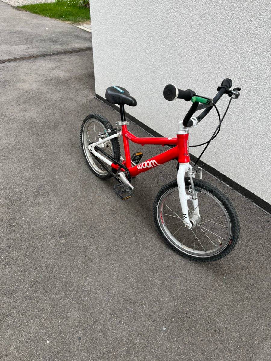 Woom 3 Kinderfahrrad rot,  250,- (1020 Wien) - willhaben