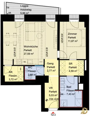 2-Zimmer-Wohnung kaufen in Wien – 65,61 m², € 499.000 – Bild 34 von 36