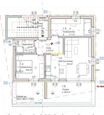 3-Zimmer-Wohnung mieten in Graz – 56 m², € 1.380 – Bild 3 von 18