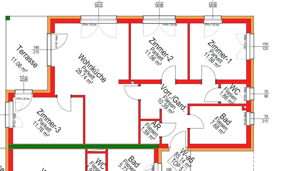 Moderne möblierte Neubauwohnung in Bad Gams, nur 300 m zum Badesee, kurzfristige Vermietung möglich! - Widok 2