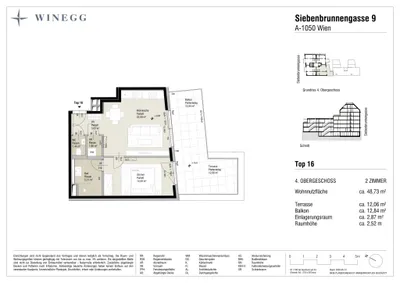 2-Zimmer-Wohnung kaufen in Wien – 48,73 m², € 495.500 – Bild 9 von 9