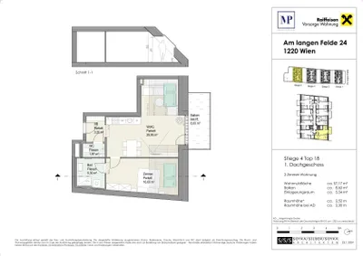 2-Zimmer-Wohnung mieten in Wien – 58,67 m², € 1.170 – Bild 12 von 12