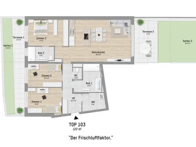 4-Zimmer-Wohnung kaufen in Wien – 123 m², € 759.900 – Bild 10 von 14