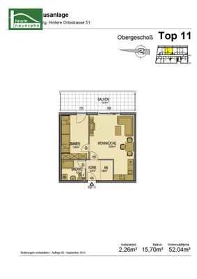 2-Zimmer-Wohnung mieten in Bruck an der Leitha – 52,04 m², € 899 – Bild 13 von 13