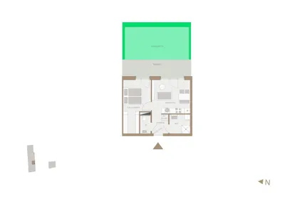 2-Zimmer-Wohnung mieten in Graz – 37,69 m², € 650 – Bild 8 von 8