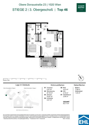 Immobilie kaufen in Wien – 53,11 m², € 494.000 – Bild 31 von 31