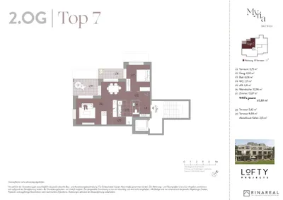2-Zimmer-Wohnung kaufen in Wien – 63,88 m², € 529.000 – Bild 8 von 10
