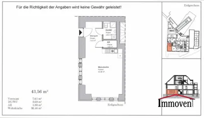 1-Zimmer-Wohnung mieten in Wien – 44 m², € 624 – Bild 7 von 7