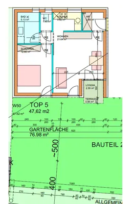 2-Zimmer-Wohnung mieten in Hartberg-Fürstenfeld – 47,62 m², € 674 – Bild 14 von 14