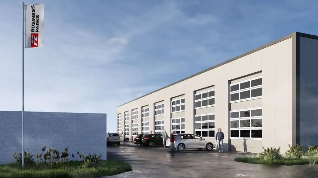 FE BUSINESS PARK POLLING, der neue Standort für Ihre Betriebs-/ Produktions- oder Lagerhallen von 49 - 132 m² Fläche (Top 04) – pohled 3
