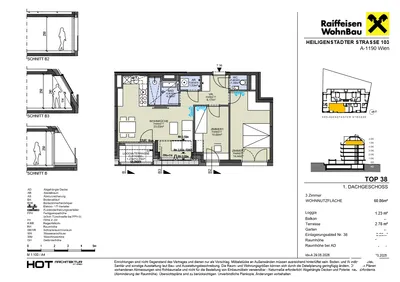 3-Zimmer-Wohnung kaufen in Wien – 60,96 m², € 556.100 – Bild 8 von 8