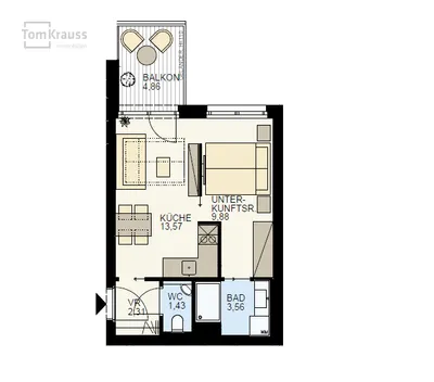2-Zimmer-Wohnung kaufen in Wien – 30,75 m², € 268.800 – Bild 13 von 14