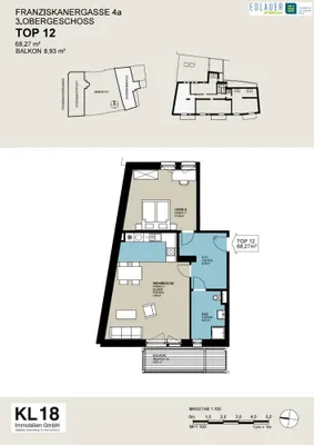 2-Zimmer-Wohnung mieten in Sankt Pölten – 68,27 m², € 1.095 – Bild 10 von 12
