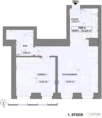 2-Zimmer-Wohnung kaufen in Wien – 53,35 m², € 329.000 – Bild 16 von 16