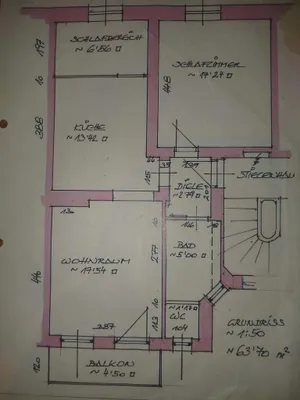 3-Zimmer-Wohnung kaufen in Braunau am Inn – 63,7 m², € 134.900 – Bild 8 von 9