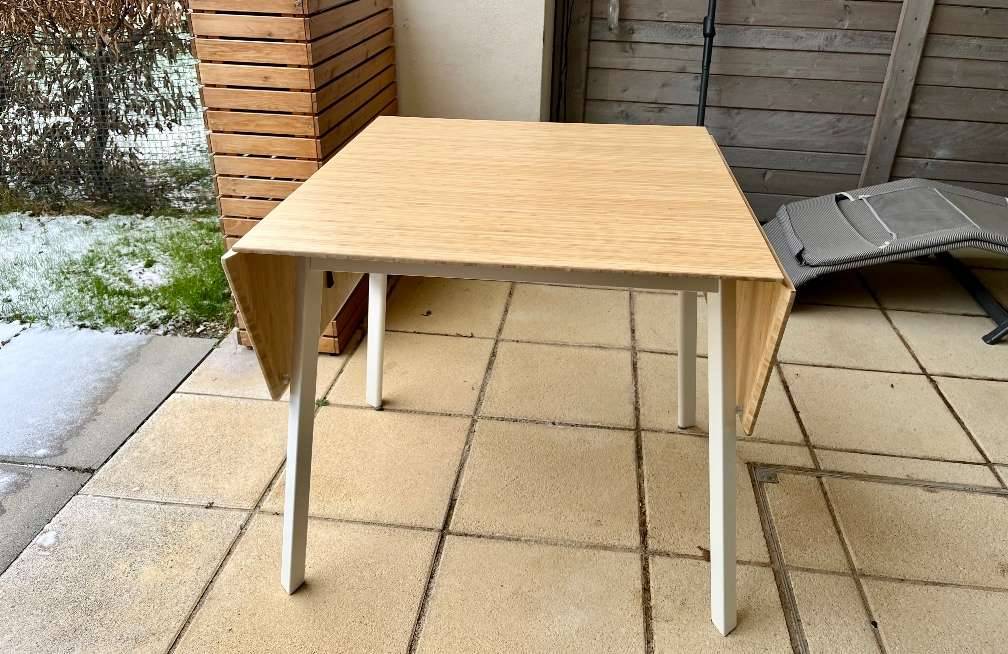 IKEA Tisch Bambus/ wei PS 2012,  70,- (7100 Neusiedl am See) - willhaben