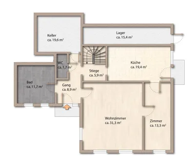 7-Zimmer-Immobilie kaufen in Wiener Neustadt Land – 238 m², € 395.000 – Bild 10 von 34