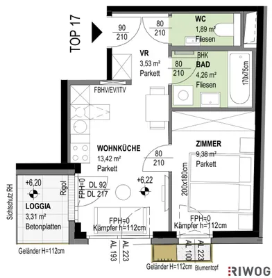 2-Zimmer-Wohnung kaufen in Wien – 32,47 m², € 299.200 – Bild 20 von 20