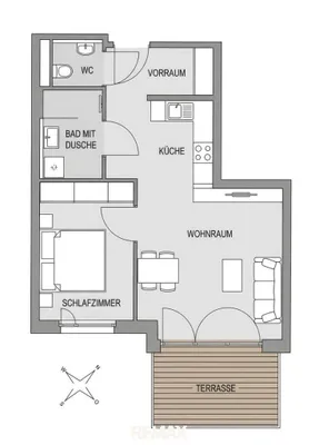 2-Zimmer-Wohnung kaufen in Wien – 50 m², € 303.333 – Bild 7 von 8