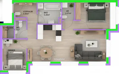 3-Zimmer-Wohnung kaufen in Wien – 69,22 m², € 346.000 – Bild 10 von 11