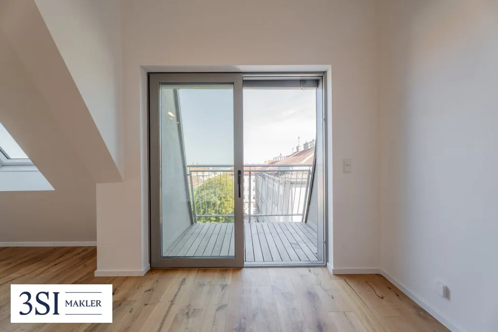 Exklusives Wohnen über den Dächern Wiens - hochwertige Dachwohnung mit Freifläche - Ansicht 3