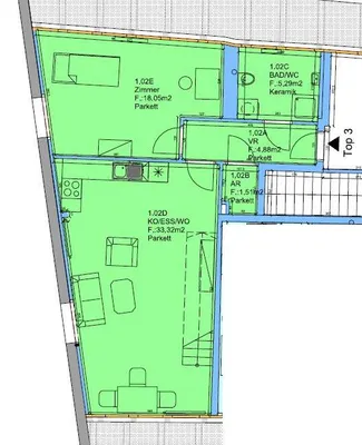 3-Zimmer-Wohnung mieten in Graz-Umgebung – 94,11 m², € 1.086 – Bild 15 von 15