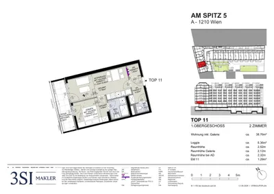 2-Zimmer-Wohnung kaufen in Wien – 38,76 m², € 234.200 – Bild 7 von 7