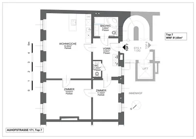 3-Zimmer-Wohnung mieten in Wien – 81,65 m², € 1.634 – Bild 11 von 11