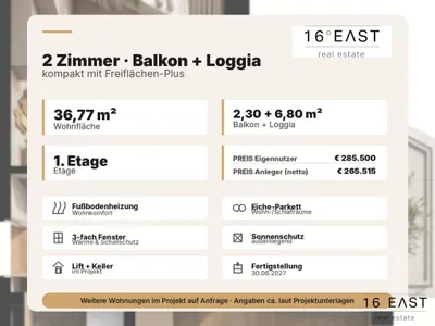 2-Zimmer-Wohnung kaufen in Wien – 36,77 m², € 265.515 – Bild 5 von 9