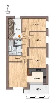 4-Zimmer-Wohnung mieten in Baden – 101 m², € 1.650 – Bild 15 von 15