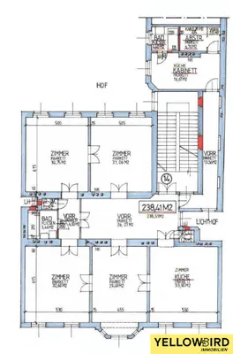 5-Zimmer-Wohnung mieten in Wien – 238,41 m², € 3.640 – Bild 29 von 29
